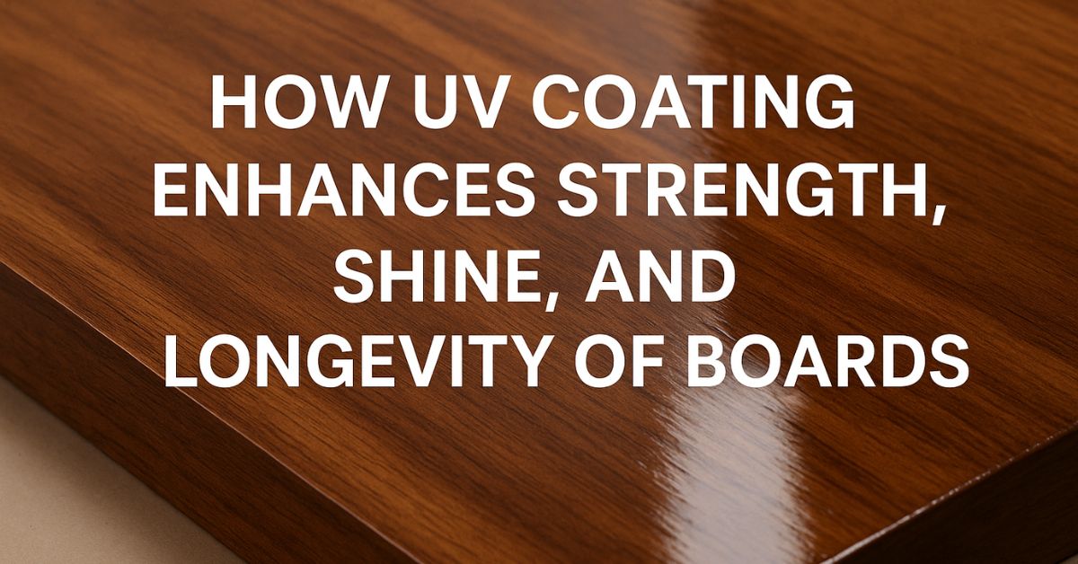 scratch free UV Coated boards