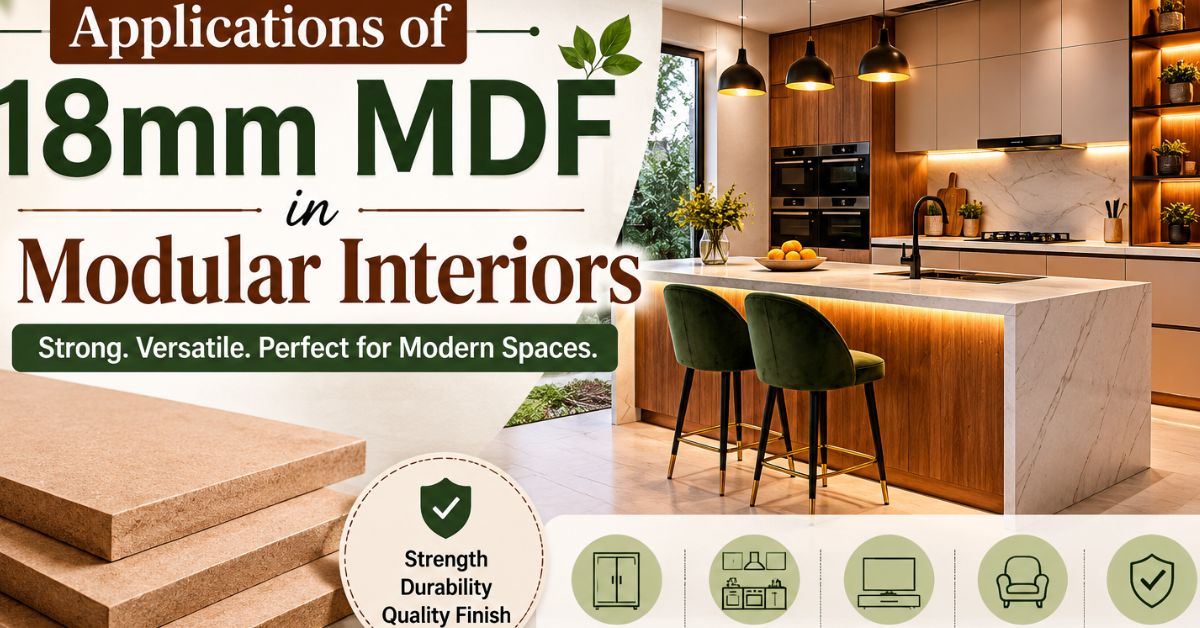18mm MDF in Modular Interior