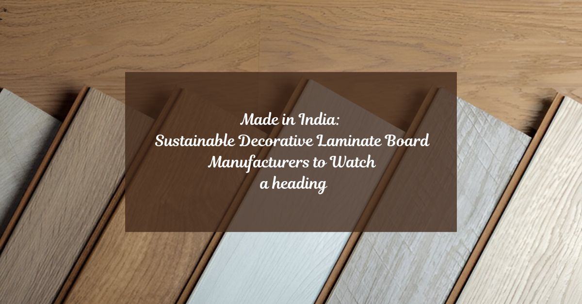 Decorative Laminate Board Manufacturers
