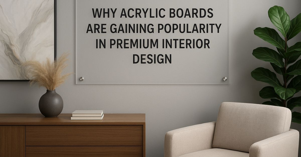 Acrylic boards